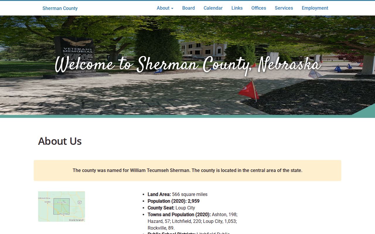 Sherman County courthouse context for warrant records
